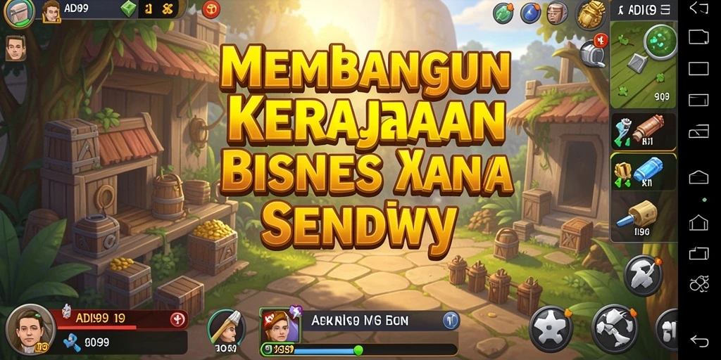 Tampilan menarik dari gameplay Tycoon yang mendalam dan strategis.