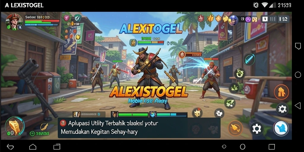 Screenshot utama ALEXISTOGEL menampilkan tampilan antarmuka aplikasi Utility.