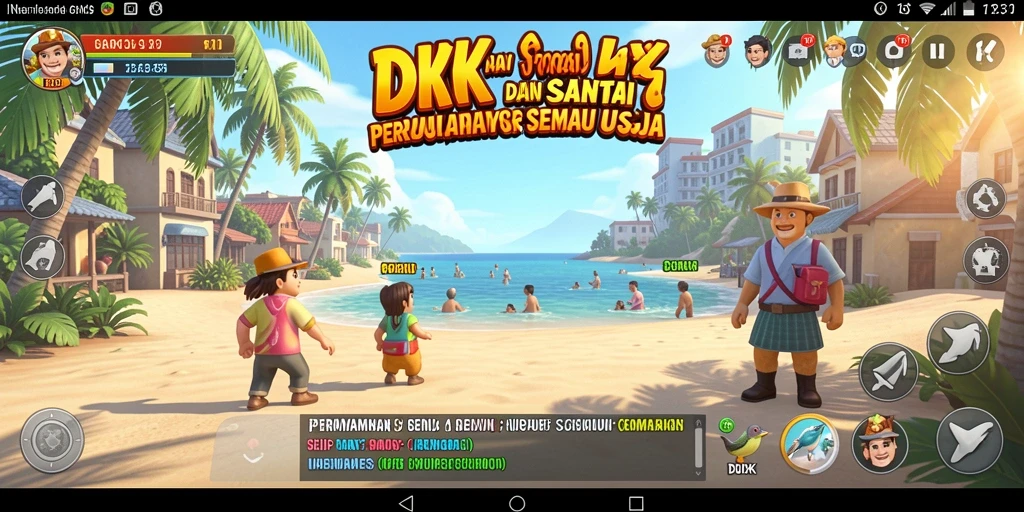 Tampilan gameplay DKK yang seru dan menghibur bagi semua pemain.
